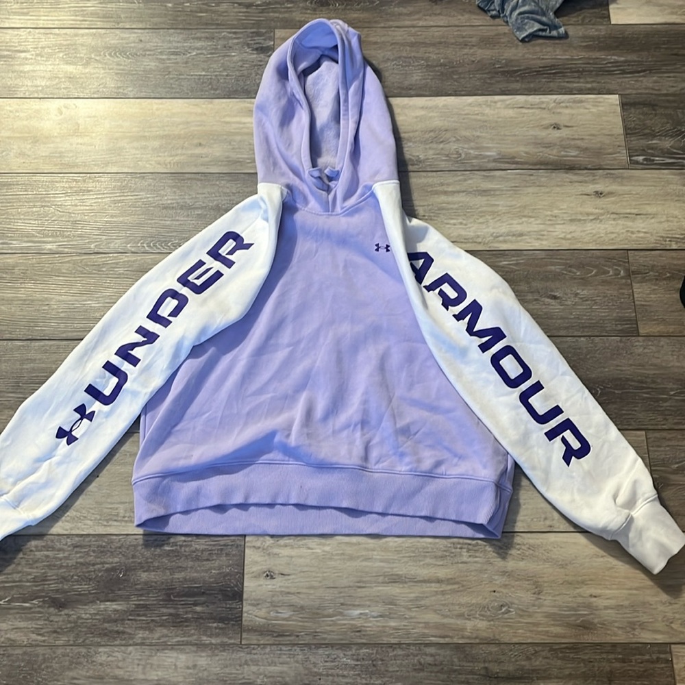 Purple Under Armor Hoodie